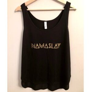 Bella Canvas • L • Black Yoga NAMASLAY Tank Top